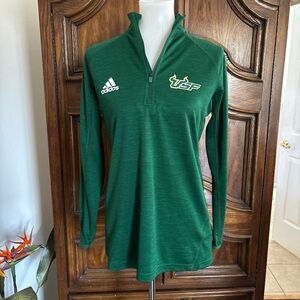 Adidas  Green South Florida Bulls Sideline Game Mode performance top